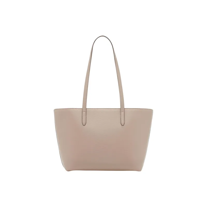 DKNY Cow Leather Tote Bag Shopping Bag Shoulder Bag Handbag Women's Light Brown-2