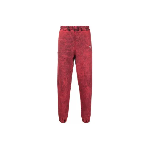 DIESEL Knit Sweatpants Men Red