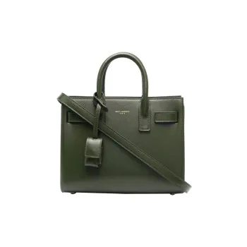 SAINT LAURENT SAC DE JOUR Cow Leather Shoulder Bag Crossbody Bag Handbag Mini Women's Jasper