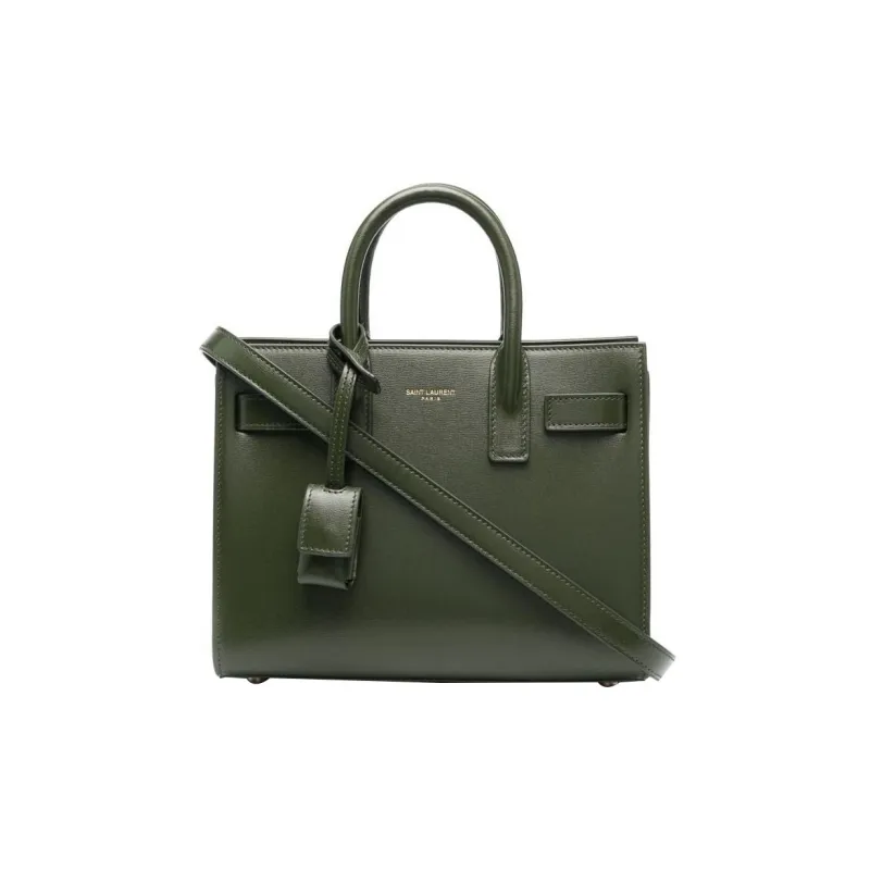 SAINT LAURENT SAC DE JOUR Cow Leather Shoulder Bag Crossbody Bag Handbag Mini Women's Jasper-0