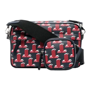 Lanvin Cow Leather Shoulder Bag, Crossbody Bag Regular Men's Red/White/Blue