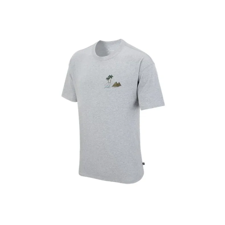 Nike T Shirts Unisex Gray-0