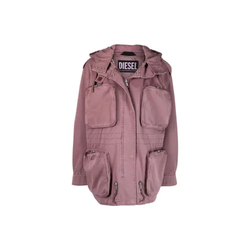 DIESEL Jackets Women's Pink Purple