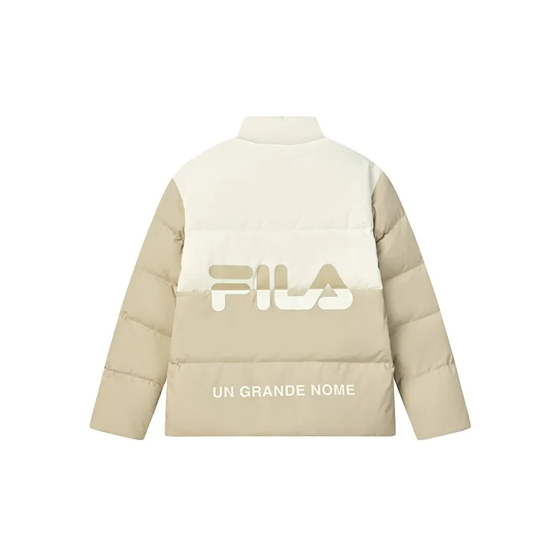 FILA Down Jacket Winter Unisex Poplar Wood Color-1