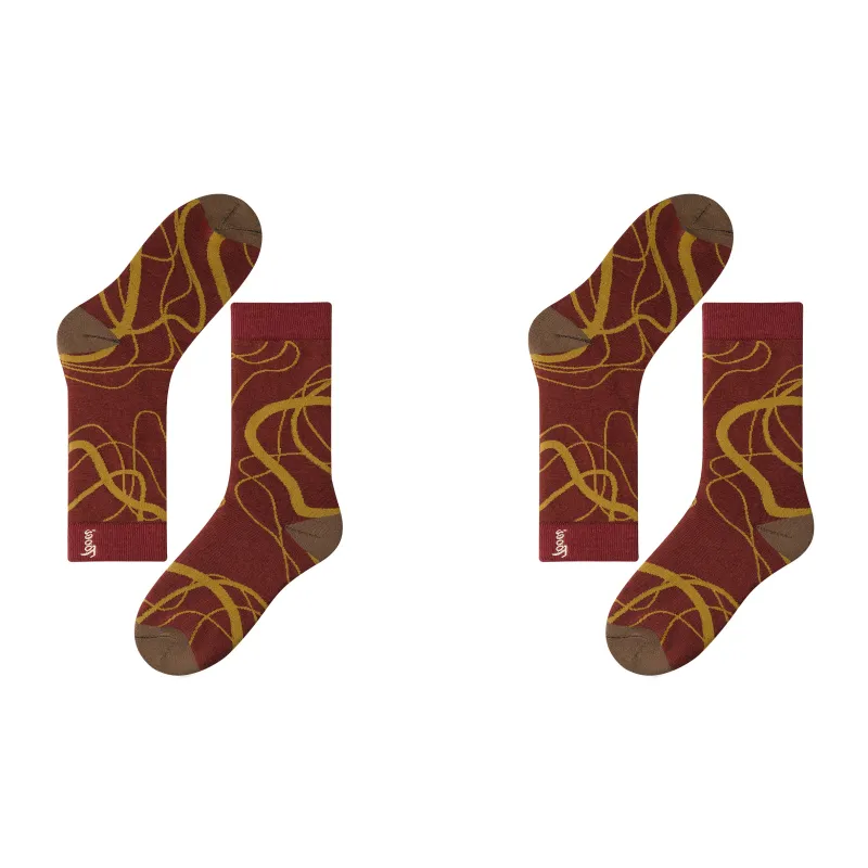 TOOCI Unisex Mid Calf Socks-1