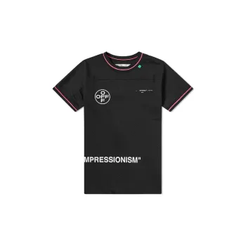 OFF WHITE T Shirt Regular Fit Men's Black
