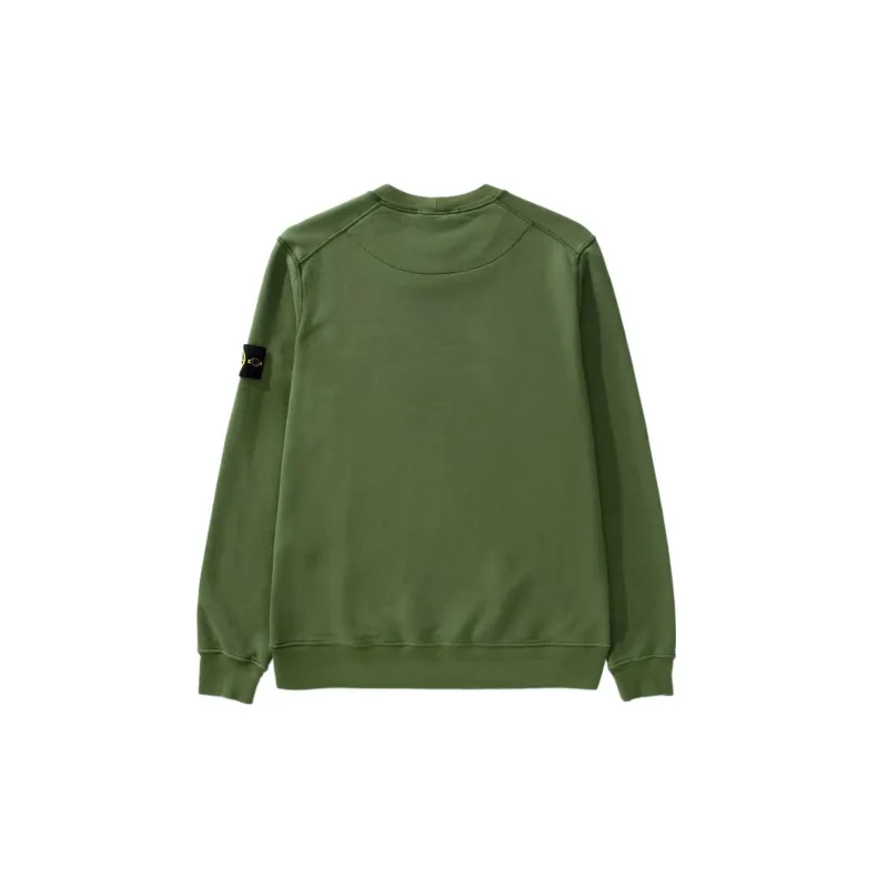 STONE ISLAND Logo Patch Crewneck Sweatshirt-1
