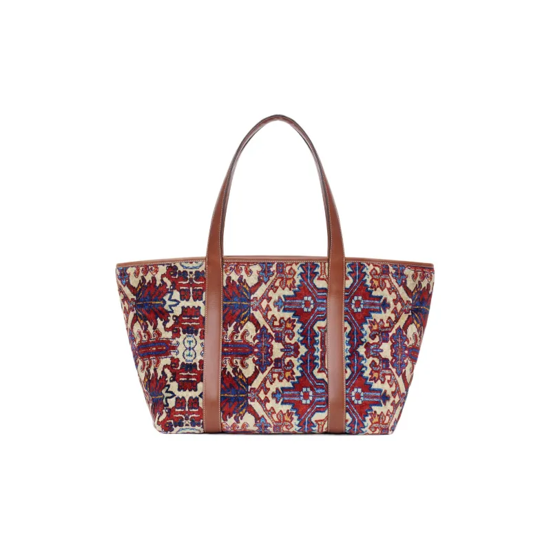 ISABEL MARANT Darwen Cow Leather Tote Bag Shopping Bag Shoulder Bag Handbag Women's Fuchsia-1