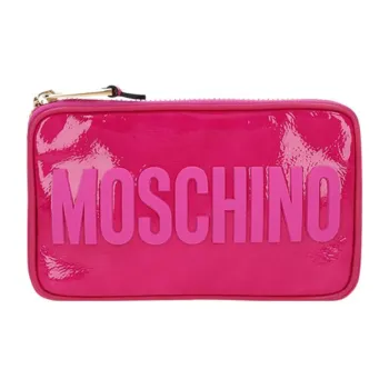 MOSCHINO Logo Detailed Chained Crossbody Bag