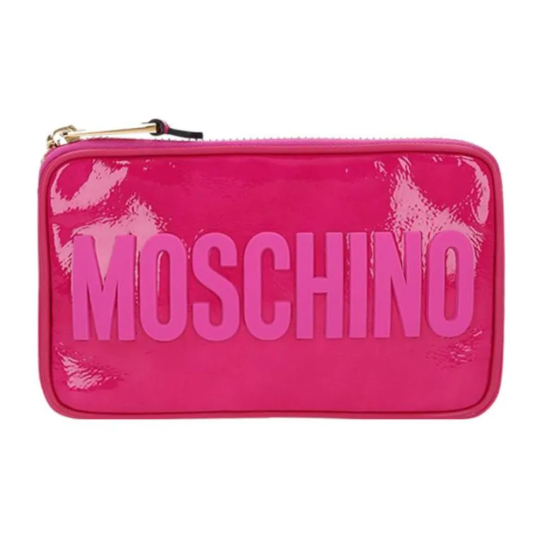 MOSCHINO Logo Detailed Chained Crossbody Bag-0