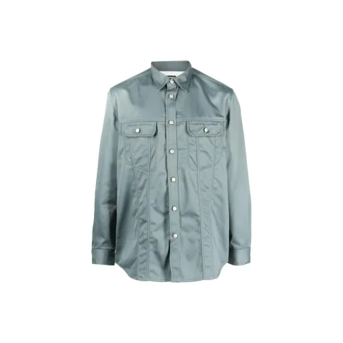 DIESEL Shirts Men Aqua Green