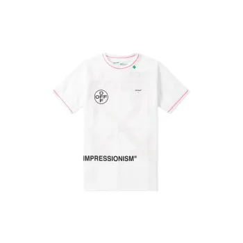OFF WHITE T Shirt Regular Fit Men's White