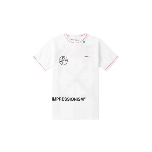 OFF WHITE T Shirt Regular Fit Men's White