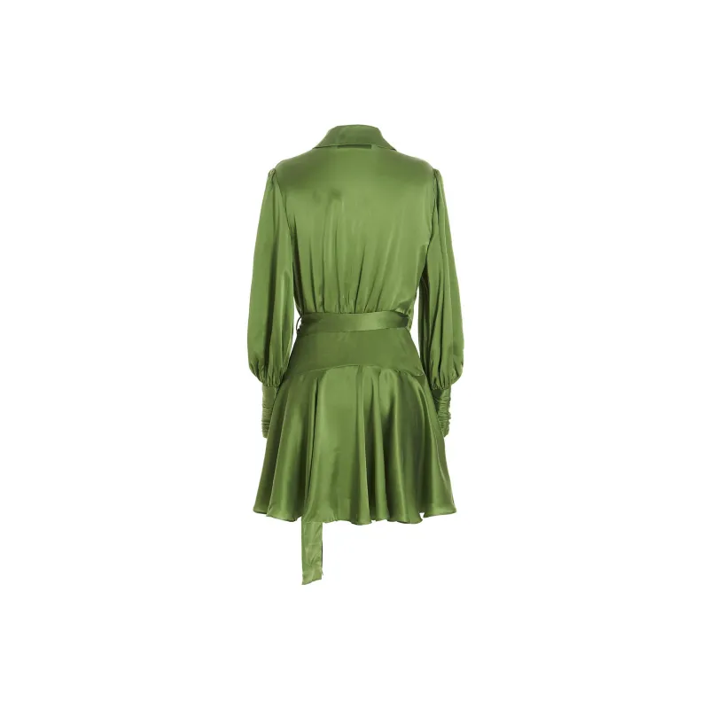 Zimmermann Long Sleeved Dress Women's Green-1