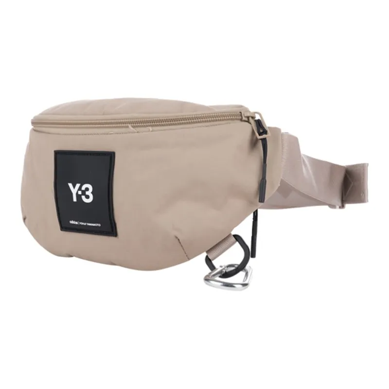 Y 3 Polyamide Sling Bag, Fanny Pack Medium Size Unisex Sandy Beige-1