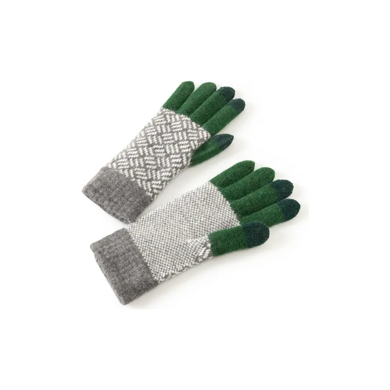 BAIJUAN Knit Gloves Unisex-2