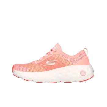 Skechers Max Cushioning Cushioning Anti Slip And Wear Resistant Low Top Casual Running Shoes Women's Pink White