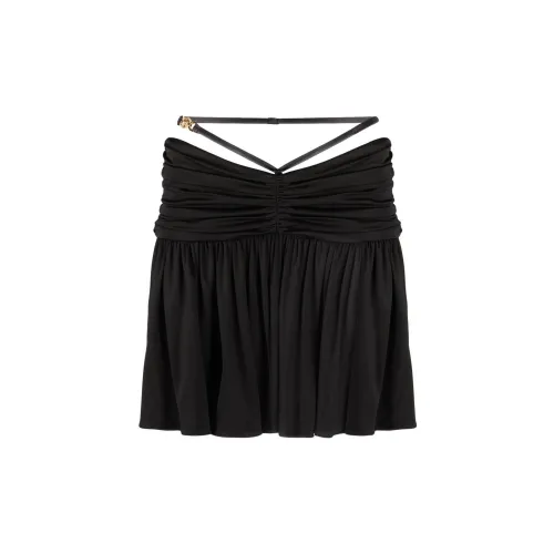 VERSACE Ruched-waist Mini Skirt