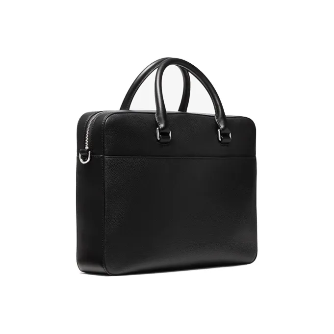 MICHAEL KORS Artificial Leather Handbag Briefcase Medium Size Men's Black-1