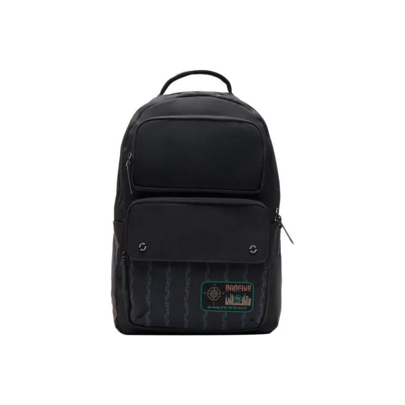 LiNing BadFive Rebel Collection Polyester Backpack Regular Unisex Black-0