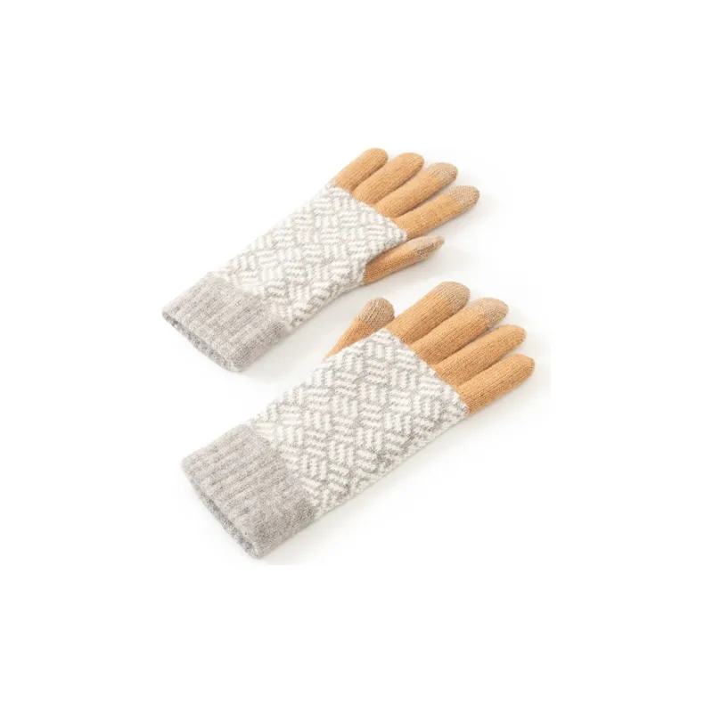 BAIJUAN Knit Gloves Unisex-8