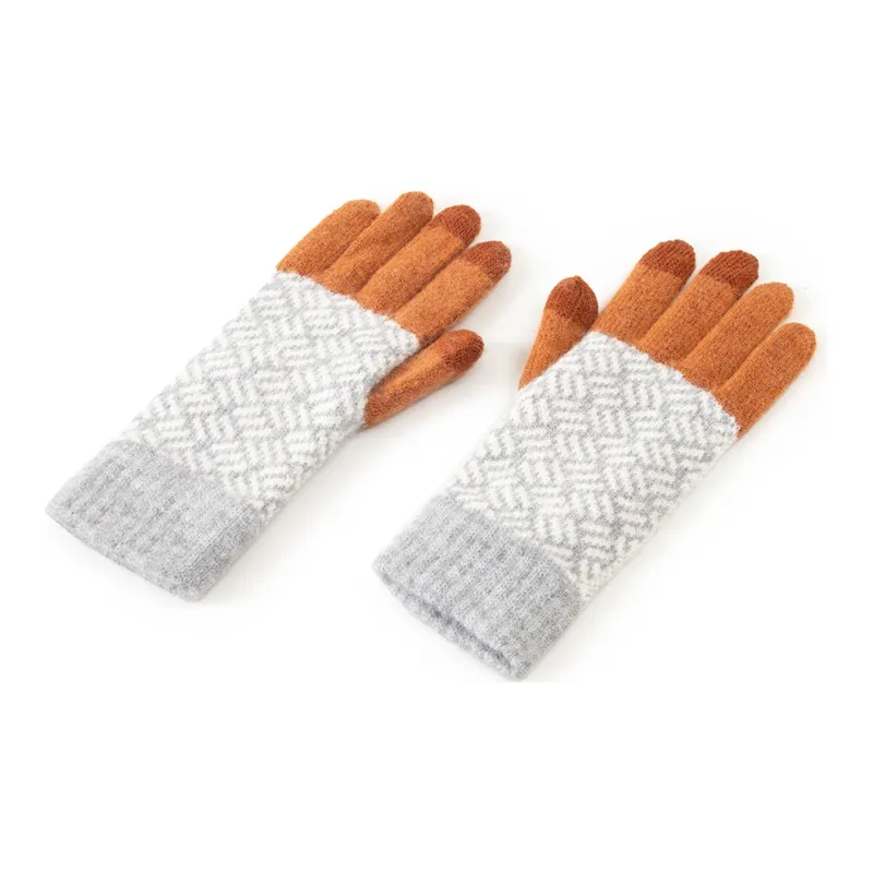 BAIJUAN Knit Gloves Unisex-11