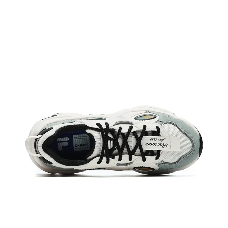 FILA FUSION Raccoon Sneakers 'White Grey' Women's-2