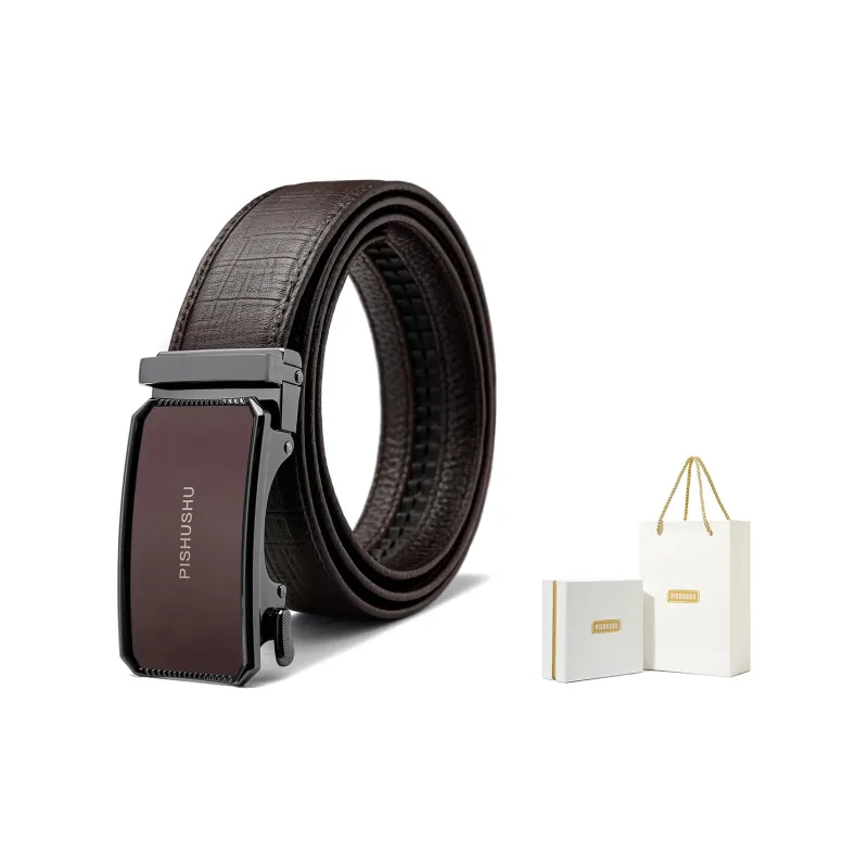 PISHUSHU Leather Belts Men-13