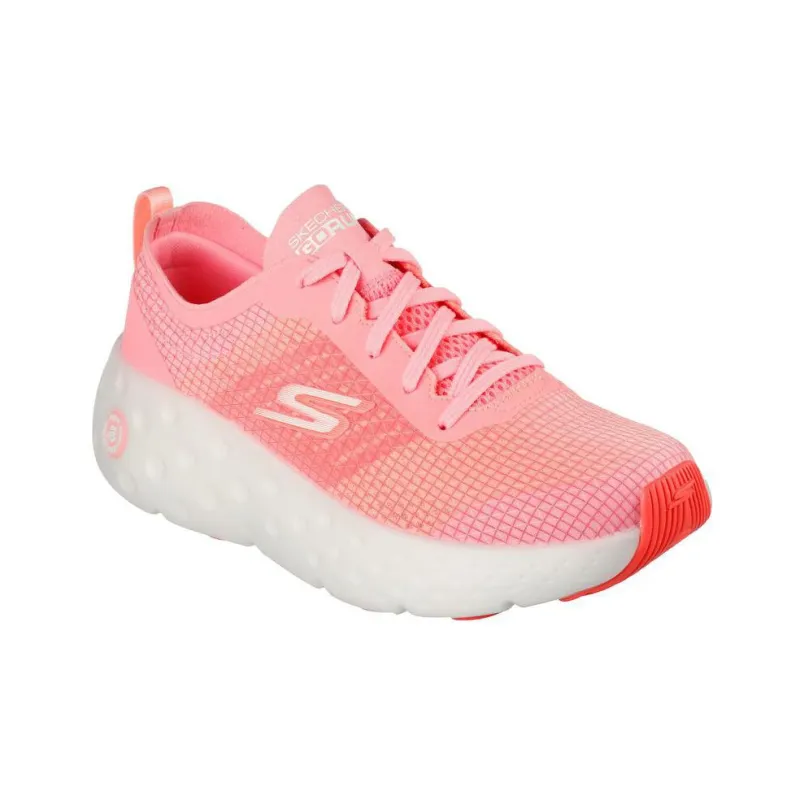 Skechers Max Cushioning Cushioning Anti Slip And Wear Resistant Low Top Casual Running Shoes Women's Pink White-2