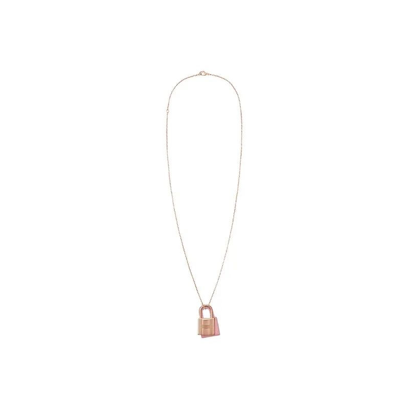 HERMES O'Kelly Calfskin Necklaces Women's-1