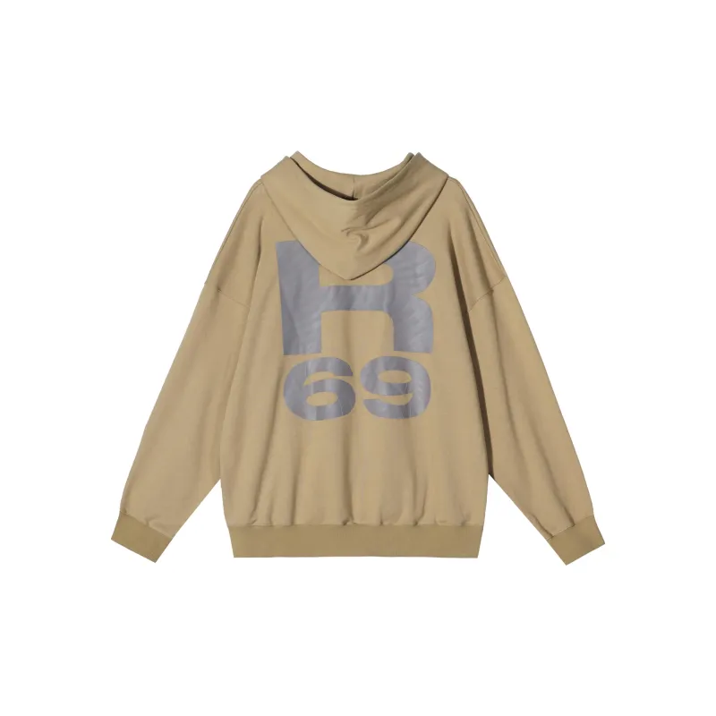 R69 Fall And Winter Hooded Loose Fit Sweatshirt Unisex-9