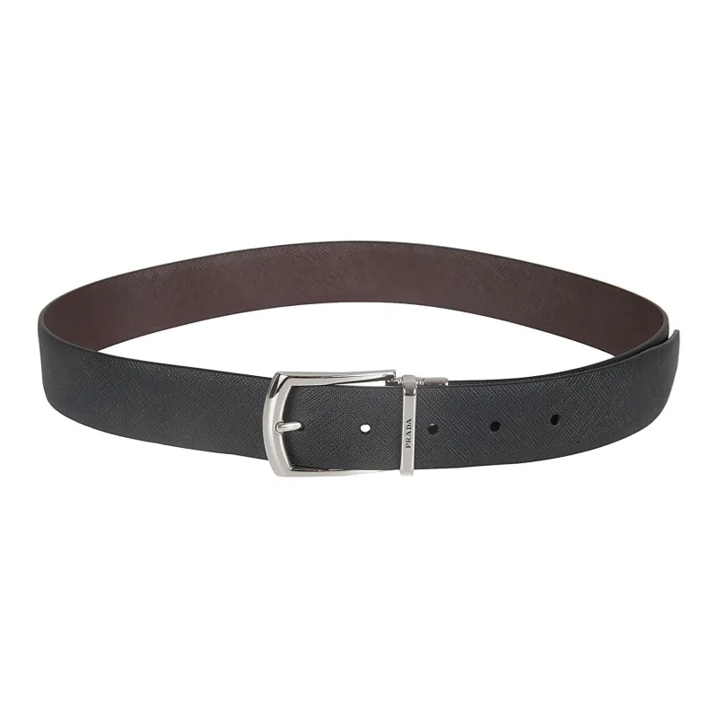 PRADA Reversible Leather Belt-2