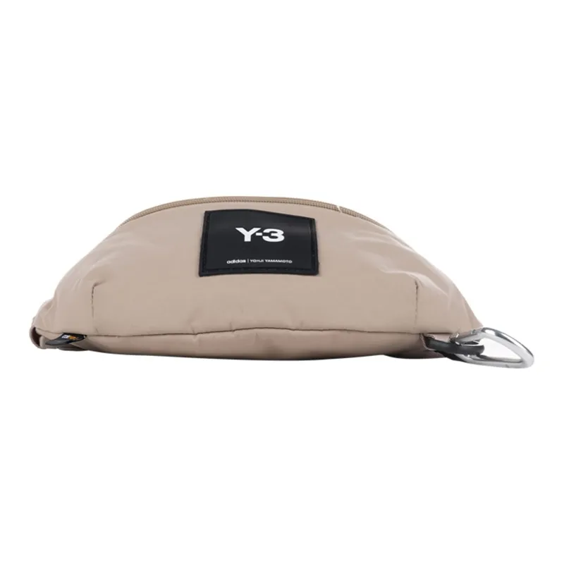 Y 3 Polyamide Sling Bag, Fanny Pack Medium Size Unisex Sandy Beige-3