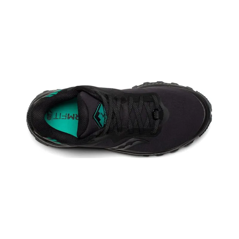saucony Women's Peregrine ICE+ 'Black Jade'-3