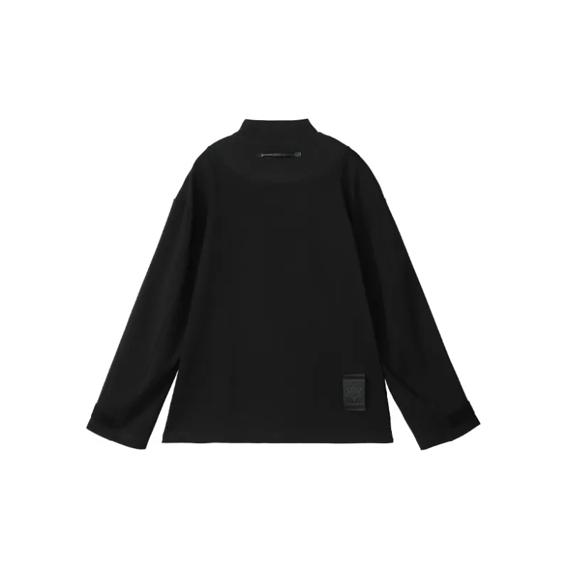 NORVINCY Mori Style Solid Color Hoodless Casual Sweatshirt Unisex-1