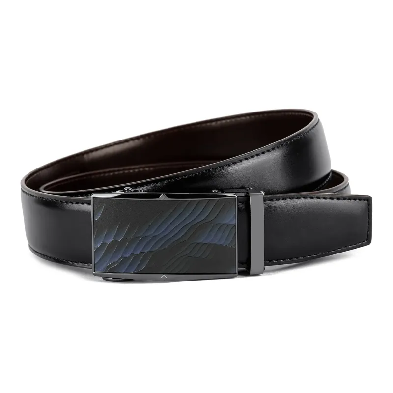 PISHUSHU Leather Belts Men-2