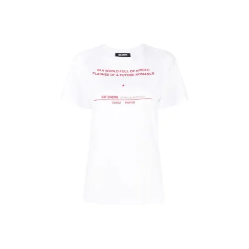 RAF SIMONS T-Shirts Women's White