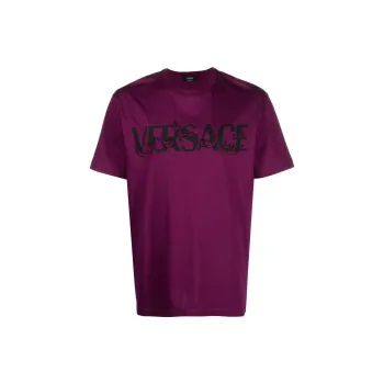 VERSACE Barocco Silhouette Logo T Shirt