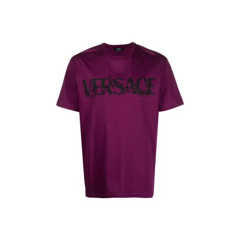 VERSACE Barocco Silhouette Logo T Shirt-0