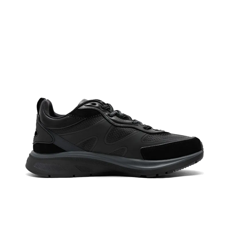 Zegna Anti-Slip Wear-Resistant Low-Top Sports Casual Shoes Men's Black-1