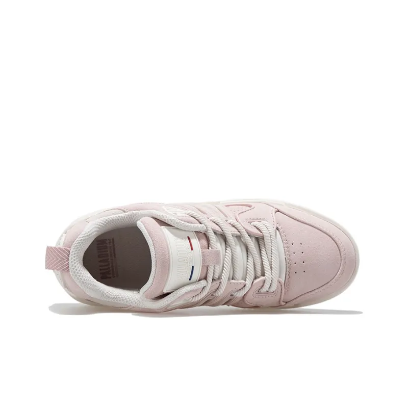 Palladium Pallaslam Casual Shoes Women's Low Top Pink/Oyster White-2