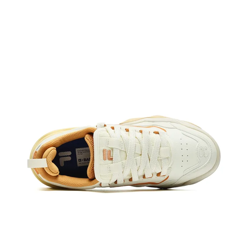 FILA FUSION Kick Sneakers 'White Orange' Women's-3