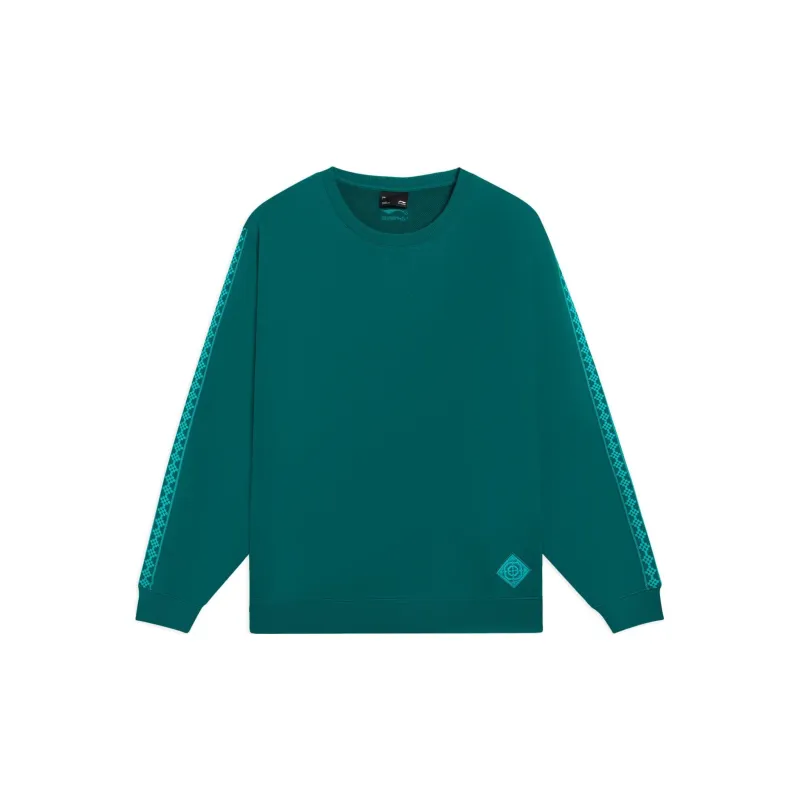 LINING Sports Trend Series Sweatshirts Unisex Green-1