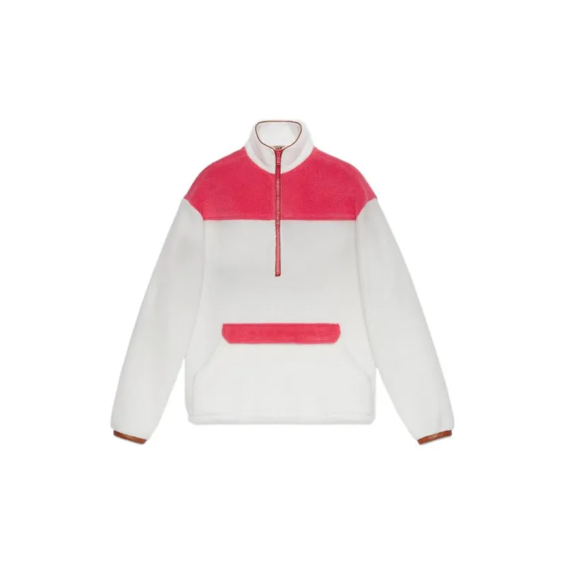 GUCCI X The North Face Sweatshirt Off White/Dark Pink-0