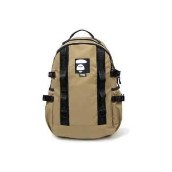 Aape Polyamide Backpack Regular Men's Black/Khaki Green/Brown