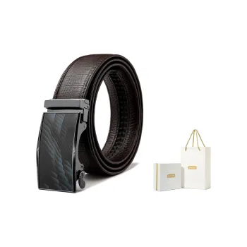 PISHUSHU Leather Belts Men