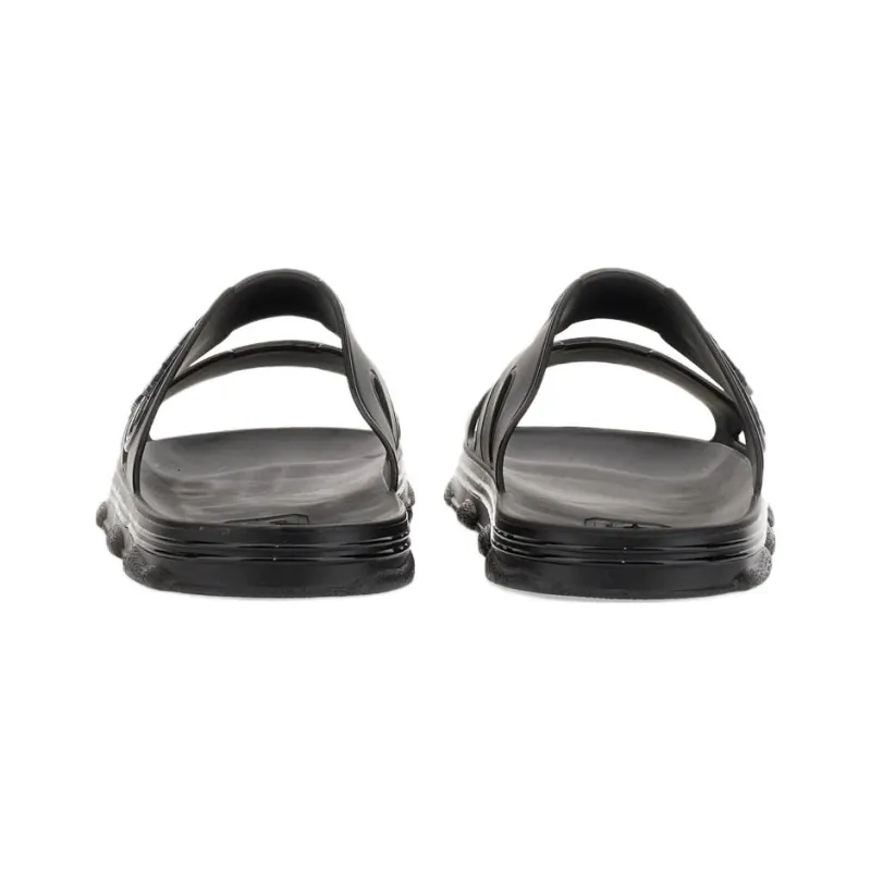 GCDS Logo Embossed Slip-On Sandals-3