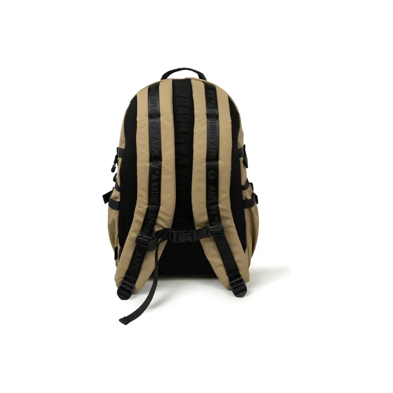 Aape Polyamide Backpack Regular Men's Black/Khaki Green/Brown-1