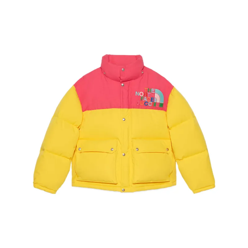 GUCCI X The North Face Down Jacket Yellow/Multicolor-1