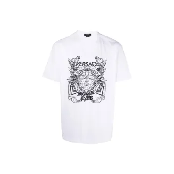 VERSACE Medusa Head Printed Crewneck T Shirt